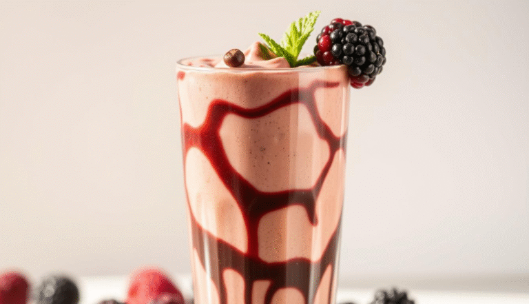 Blackberry Chocolate Shake